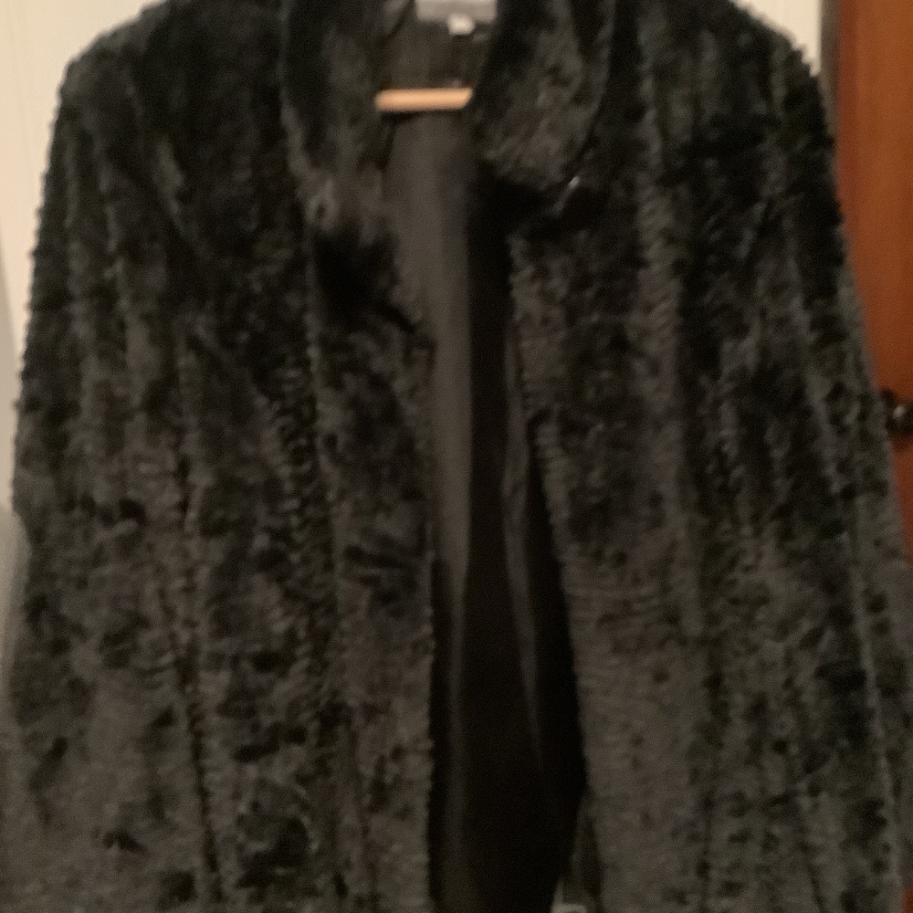 Faux fur jacket